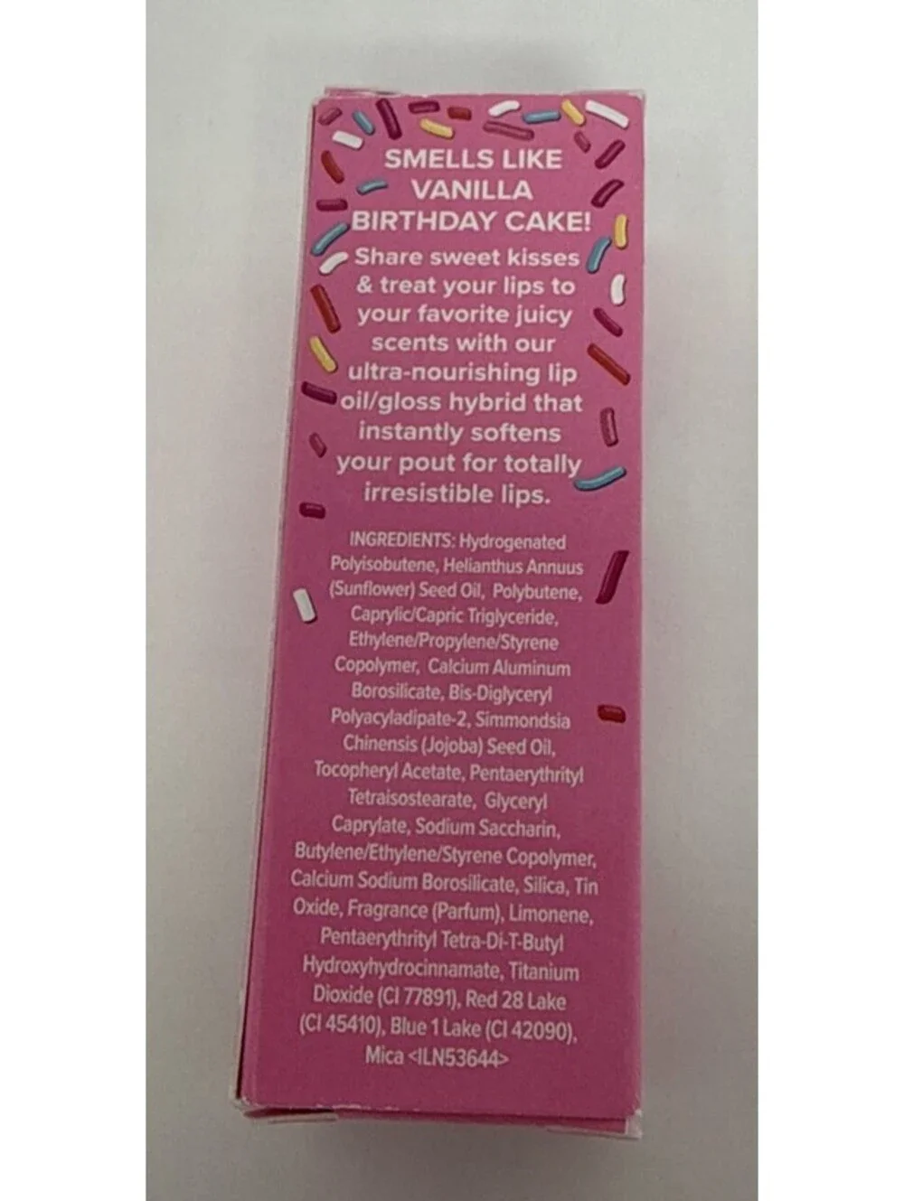 Too Faced Kissing Jelly Lip Oil Gloss - BIRTHDAY KISS - Full Size 0.15 oz - CJ1